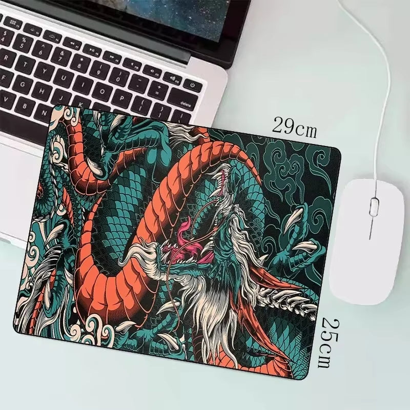 Japanese Dragon Large XXL Gaming Mousepad 900X400 700X300 Speed Desk Mat Anime Theme Keyboard Gamer Mouse Pad for Esports