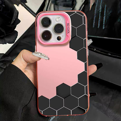 Case for Iphone 16 15 14 13 12 11 Pro Max 16 plus 15+ 14+ X XS Max XR 7 8 plus SE 2020 2022 2023 Silver IMD Phone Cover Casing