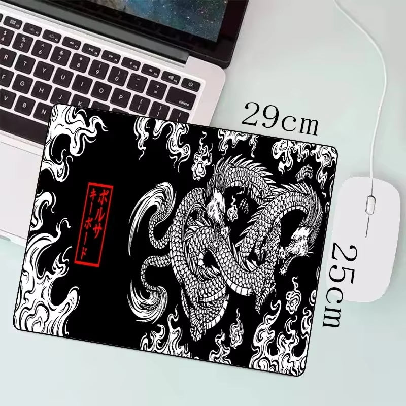 Japanese Dragon Large XXL Gaming Mousepad 900X400 700X300 Speed Desk Mat Anime Theme Keyboard Gamer Mouse Pad for Esports